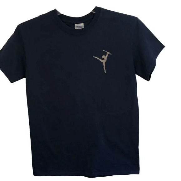 Gildan Blue tee shirt size S 100% cotton - Picture 1 of 10